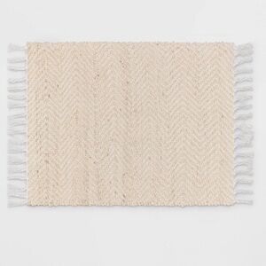 NWT Handloom Woven Accent Rug 2’ X 3’ Natural/Ivory from Threshold